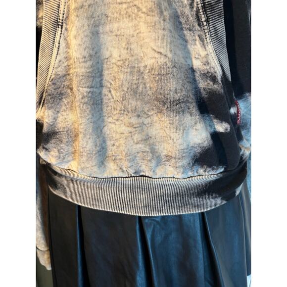 HARD TAIL FOREVER Pullover TieDye Mineral Wash V Neck Slouchy Hoodie Street Wear - Picture 9 of 10